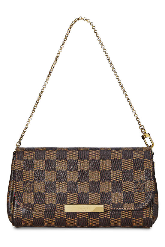 Louis Vuitton Damier Ebene Favorite MM - What Goes Around Comes Around