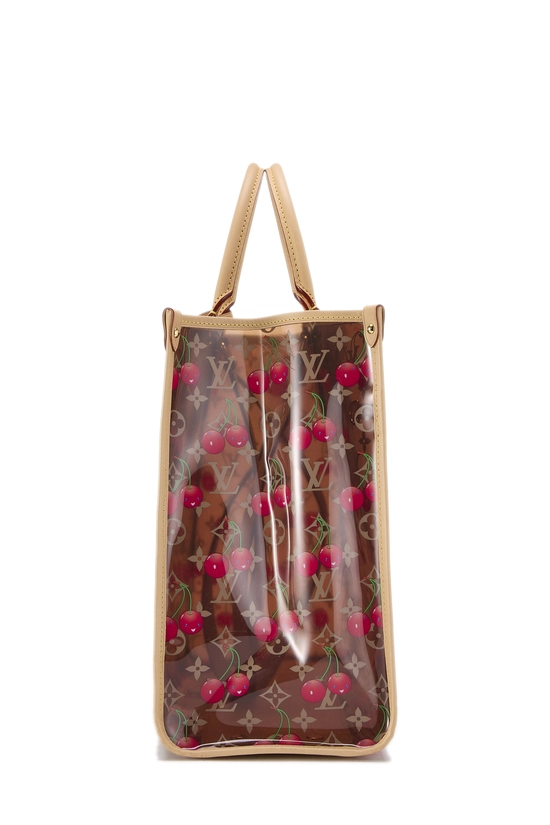 Takashi Murakami x Louis Vuitton Vinyl Monogram Cerises On The Go GM, , large image number 2