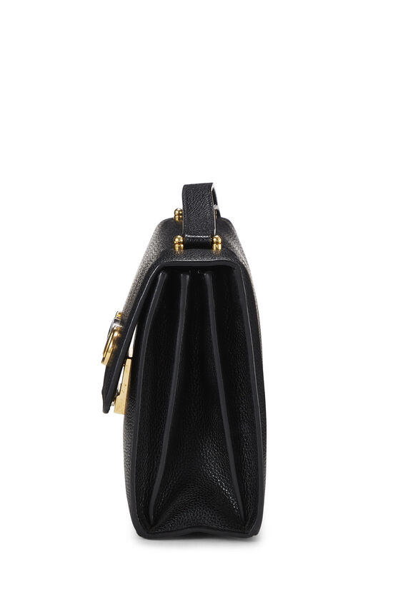 Black Leather Zumi Shoulder Bag Small, , large image number 2