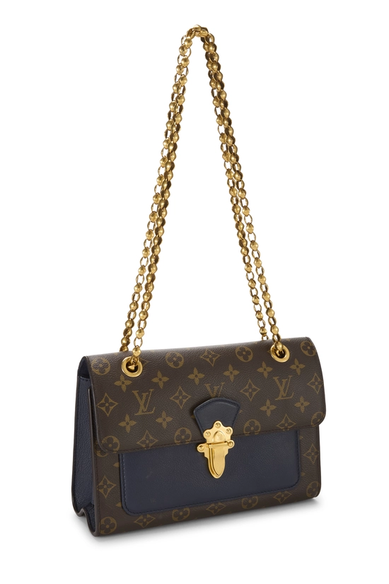 Navy Monogram Canvas Victoire, , large image number 1