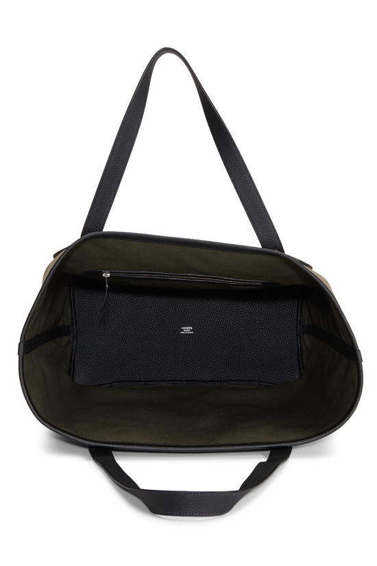 Green Canvas Pursangle Tote, , large image number 5
