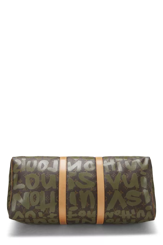 Pre-Owned Stephen Sprouse x Louis Vuitton Green Monogram Graffiti