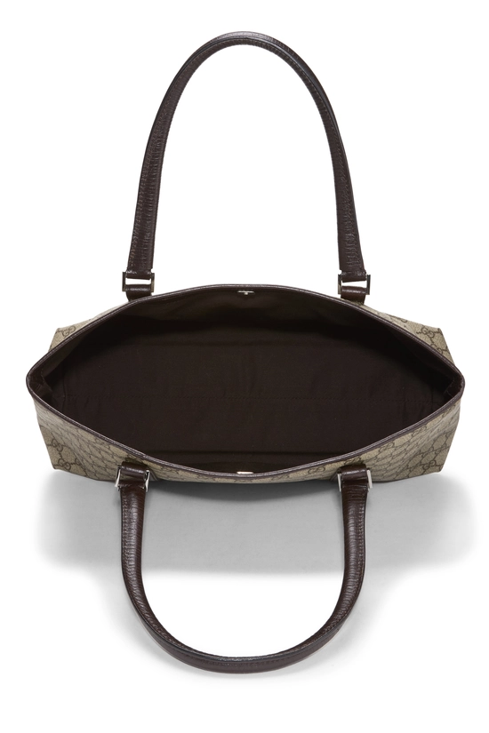 Brown GG Supreme Canvas Tote Large, , large image number 5