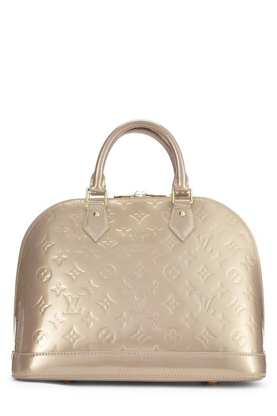 Beige Poudre Monogram Vernis Alma PM NM, , large image number 3