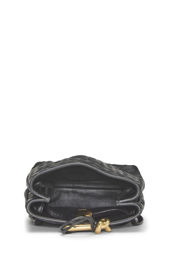 Black Intrecciato Andiamo Pouch, , large image number 5