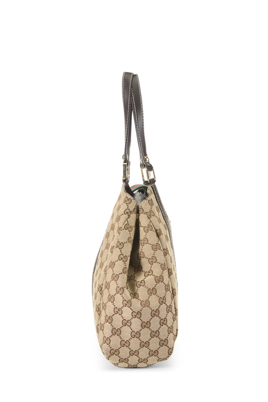 Original GG Canvas New Ladies Web Tote, , large image number 2
