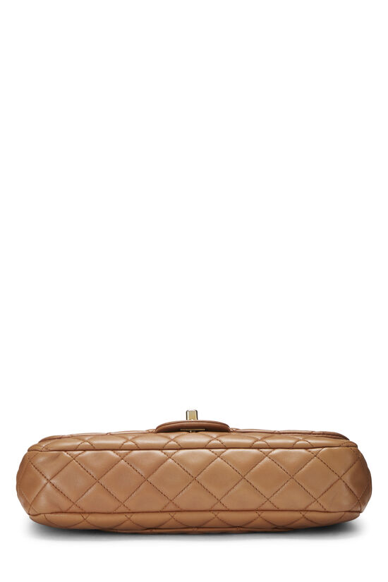 Brown Quilted Lambskin Valentine Single Flap Medium, , large image number 4