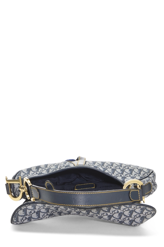 Navy Trotter Canvas Saddle Bag, , large image number 5
