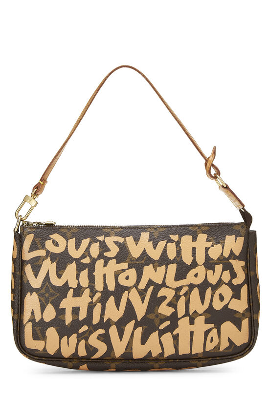 Stephen Sprouse x Louis Vuitton Beige Monogram Graffiti Pochette Accessoires, , large image number 0