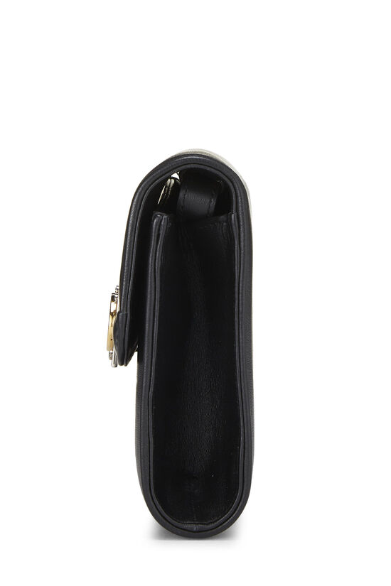Black Leather Matisse Convertible Clutch, , large image number 2
