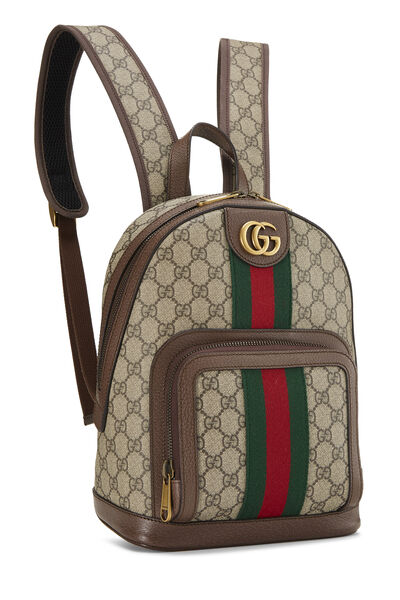 Original GG Supreme Canvas Ophidia Backpack Small, , large
