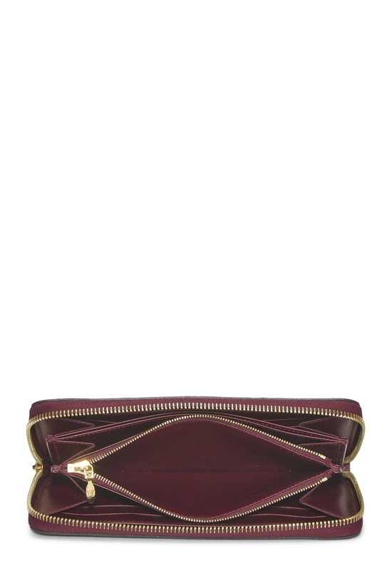 Pre-Owned Griotte Monogram Vernis Zippy Continental Wallet