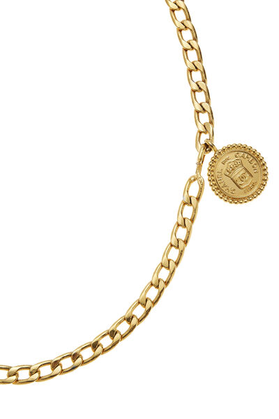 Gold Rue Cambon Chain Belt, , large