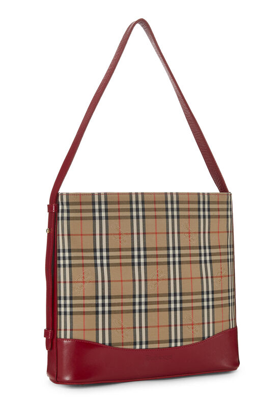 Red Haymarket Canvas Shoulder Bag Small, , large image number 1