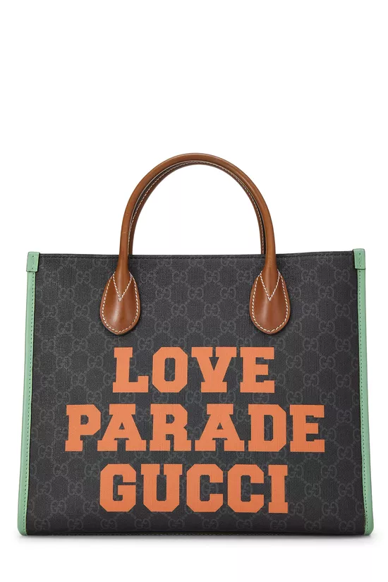 Grey GG Supreme Canvas Love Parade Tote, , large image number 0
