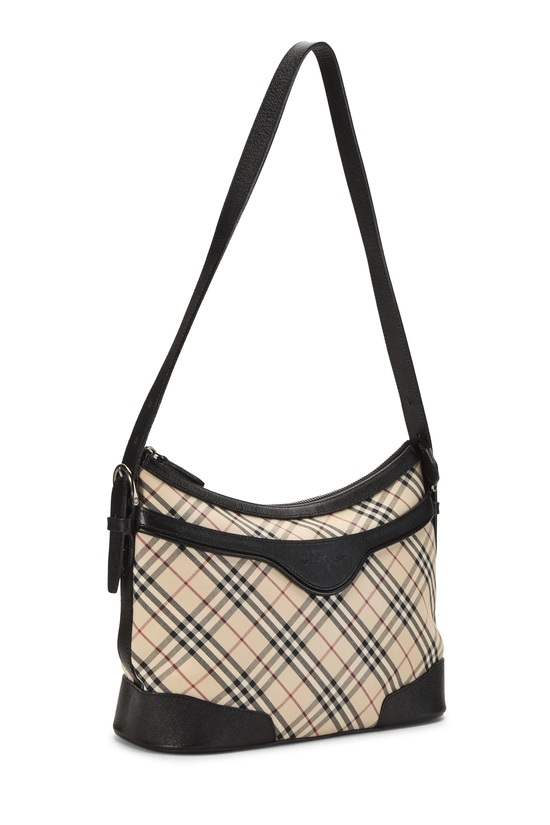 Black House Check Jacquard Shoulder Bag, , large image number 1