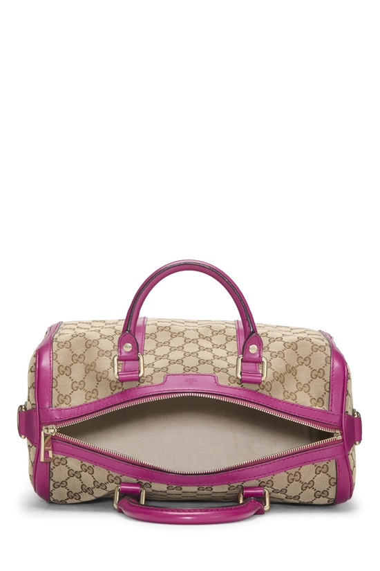 Pink Original GG Canvas Boston Handbag Medium, , large image number 5