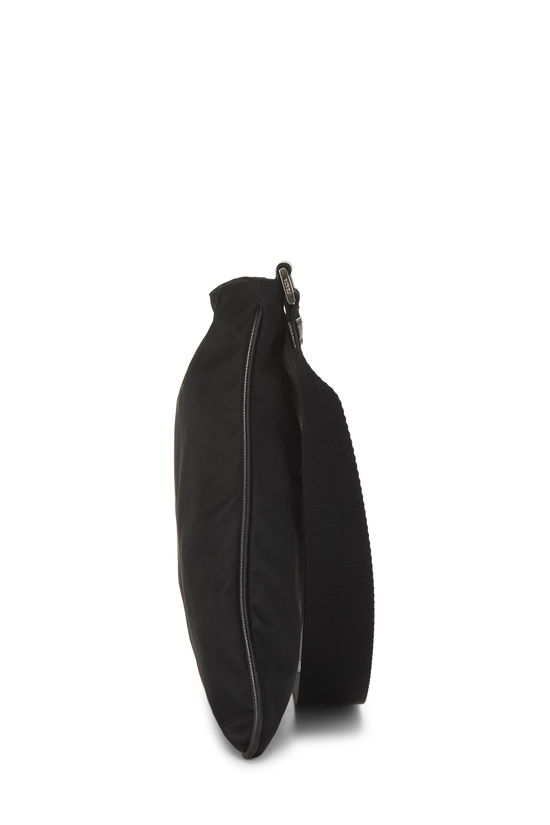 Black Nylon Messenger Bag Large, , large image number 2