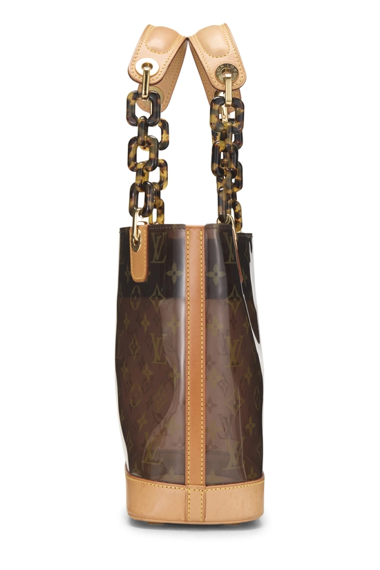 Brown Monogram Ambre Vinyl Cabas PM, , large image number 2