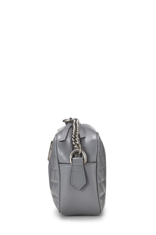 Grey Leather GG Marmont Crossbody Mini, , large image number 2