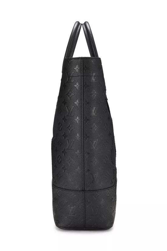 COMME DES GAR&Ccedil;ONS x Louis Vuitton Black Monogram Empreinte Bag with Holes, , large image number 2