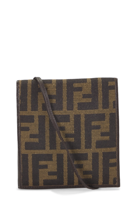 Pre-Owned Brown Zucca Canvas Compact Wallet QBA08S3J0B00E