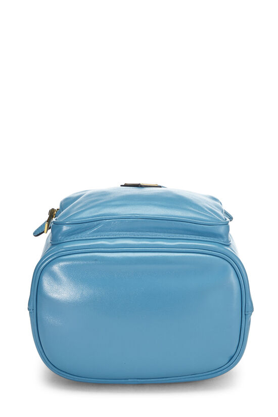 Blue Calfskin Diagramme Duet Shoulder Bag, , large image number 4