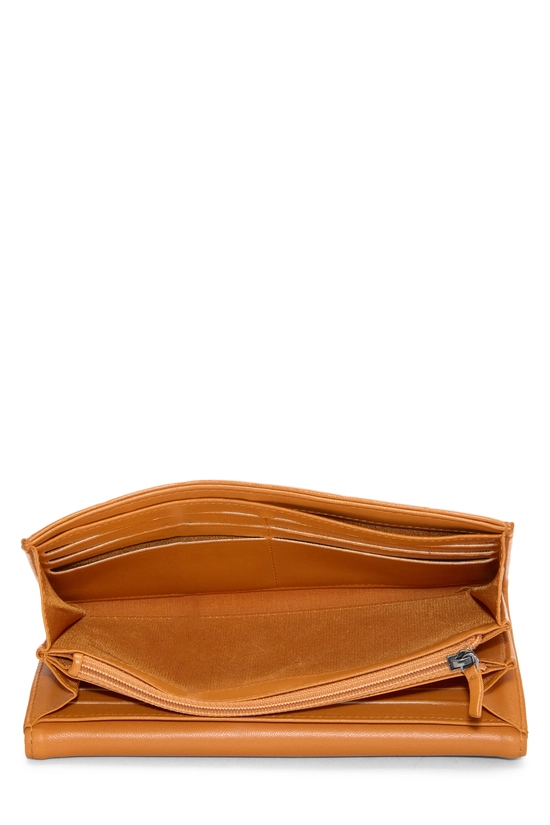 Orange Quilted Lambskin Boy Wallet, , large image number 3