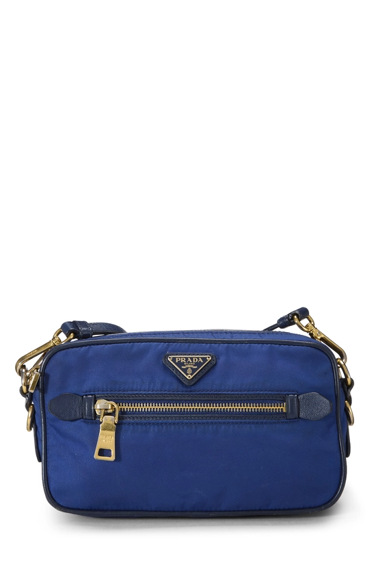 Blue Nylon Camera Bag, , large image number 0