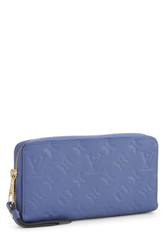 Pre-Owned Blue Monogram Empreinte Zippy Continental Wallet 