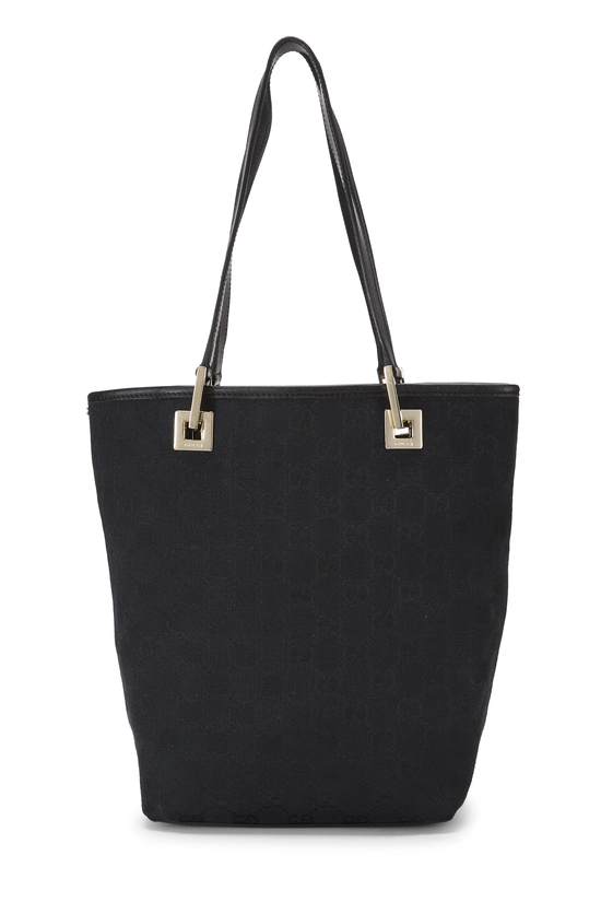 Black GG Canvas Bucket Tote, , large image number 0