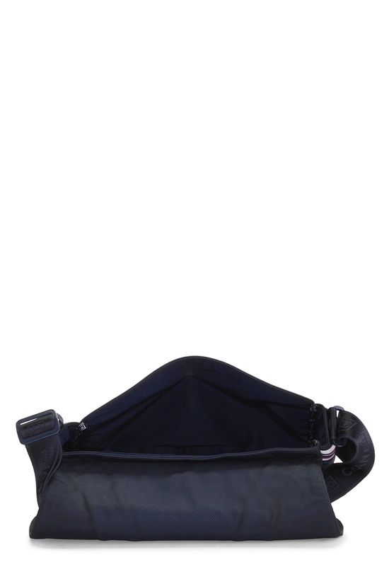 Navy Nylon Sportline Messenger Bag, , large image number 5