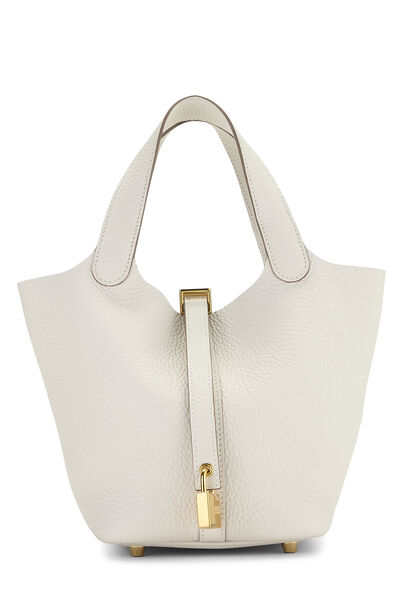 New White Clemence Picotin Lock 18