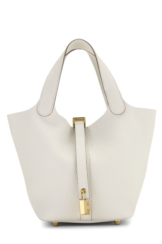 New White Clemence Picotin Lock 18, , large image number 0