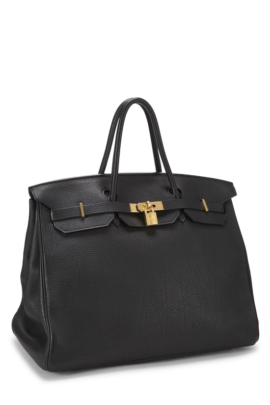 Black Togo Birkin 40, , large image number 1