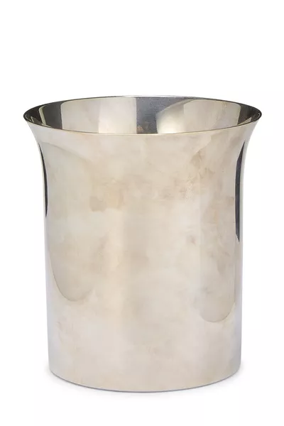 Silver Plated Circular Vase