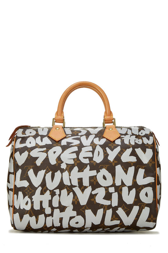Stephen Sprouse x Louis Vuitton Grey Monogram Graffiti Speedy 30, , large image number 3