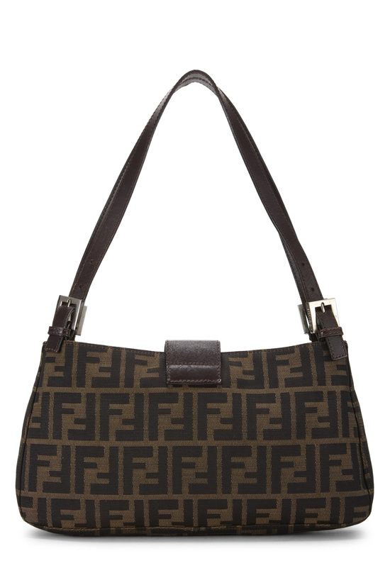 Brown Zucca Canvas Shoulder Bag, , large image number 3