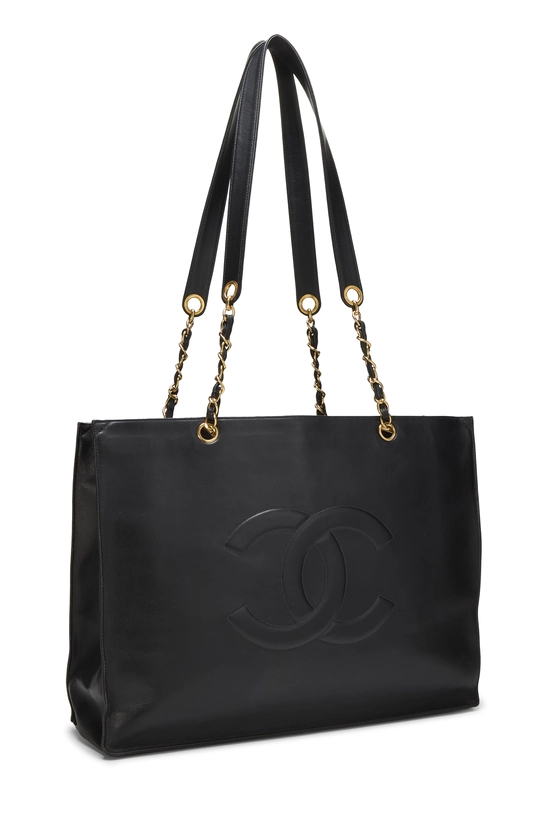 Black Lambskin Timeless 'CC' Tote, , large image number 1
