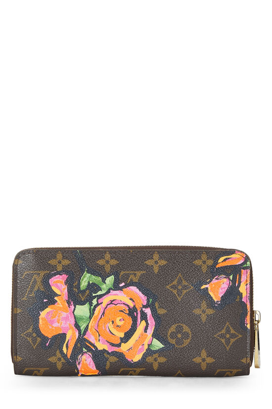 Stephen Sprouse x Louis Vuitton Monogram Roses Zippy Wallet, , large image number 2