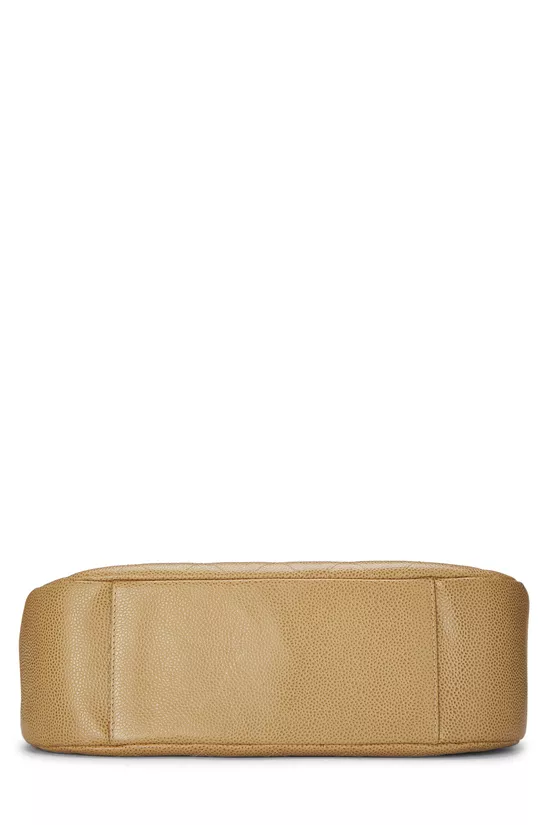 Beige Caviar Timeless CC Flap Shoulder, , large image number 4