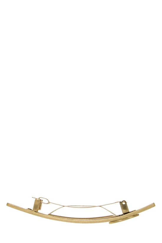 Gold Logo Barrette, , large image number 2