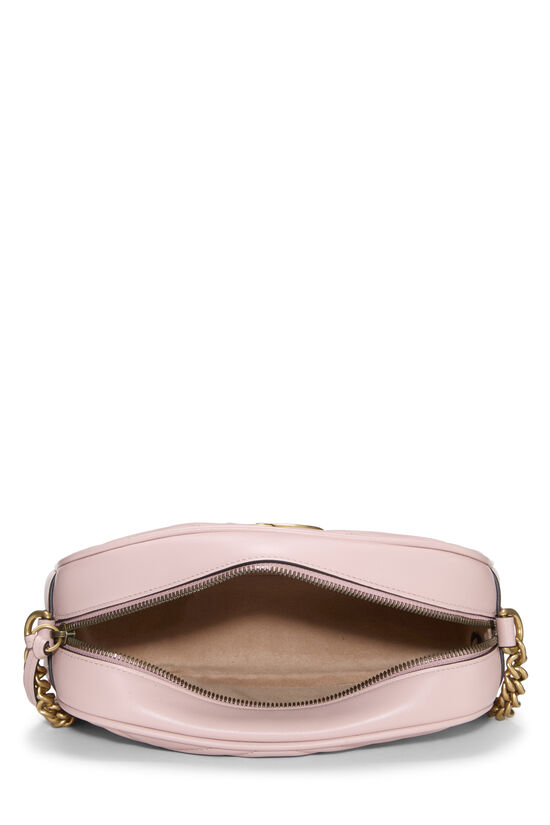 Pink Leather GG Marmont Crossbody Bag Small, , large image number 5