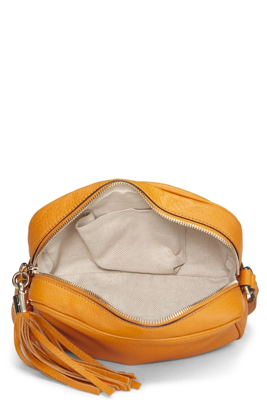 Orange Grained Leather Soho Disco, , large image number 5