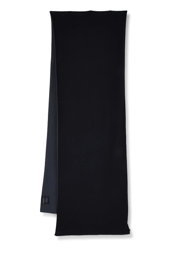 Navy Aller-Retour Cashmere Scarf, , large image number 0
