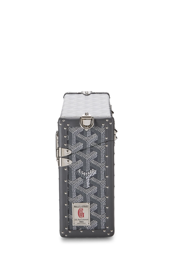 Grey Goyardine Canvas Cassette Trunk, , large image number 2