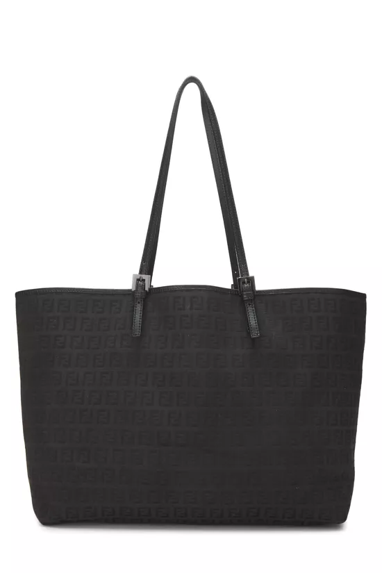 Black Zucchino Canvas Roll Tote, , large image number 3