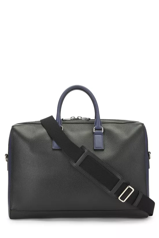 Multicolor Grained Leather Top Handle Tote, , large image number 3