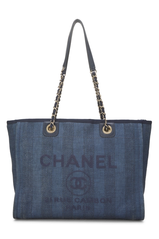 Navy Raffia Deauville Small , , large image number 0