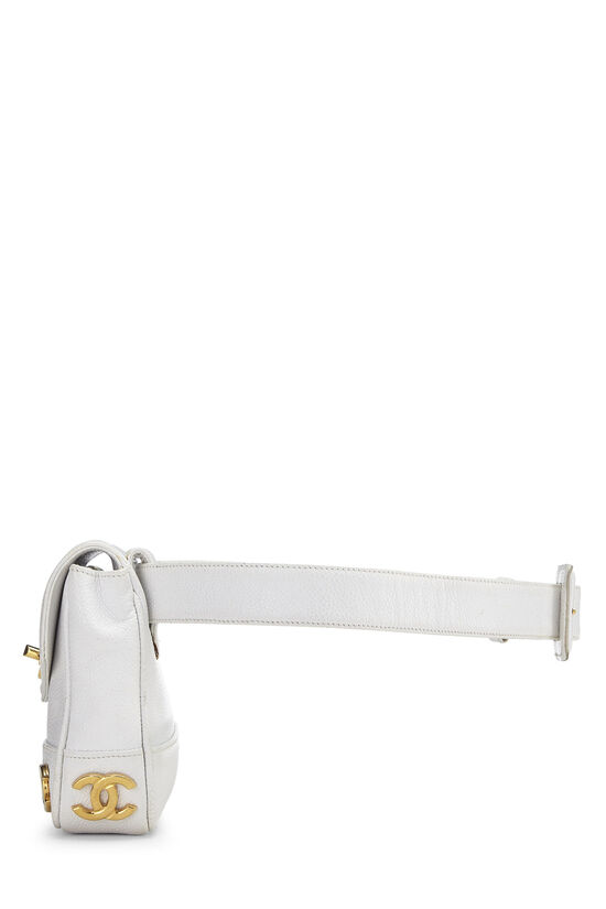 White Chanel Belt Bag